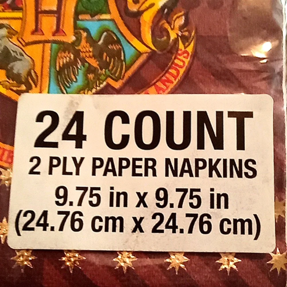 Harry Potter discontinued 24 ct Party Napkins